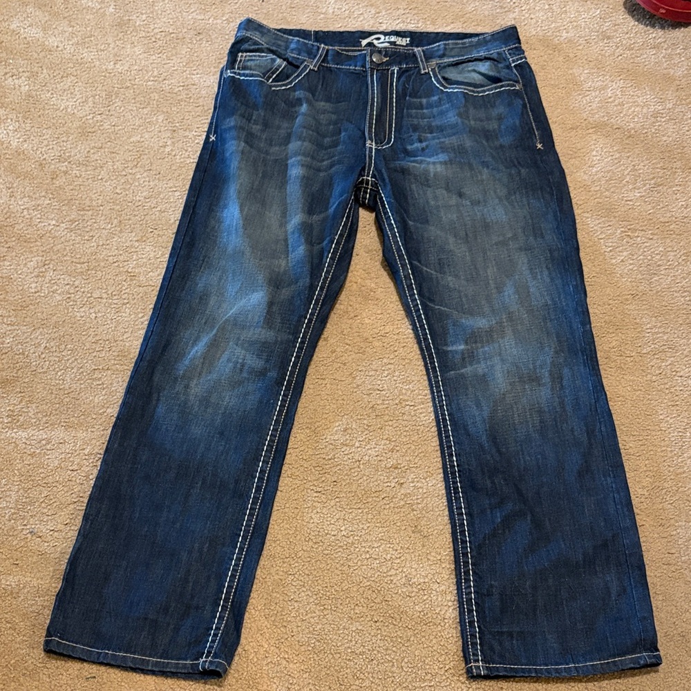Classic Indigo Straight-Leg Jeans